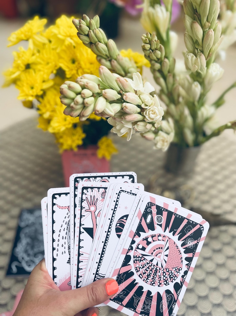 Baralho de Cartas Oráculo de Cura Somática, Autocuidado com Foco em Trauma, Regulação do Sistema Nervoso, Atenção Plena - Cartas de Cura Emocional imagem 3