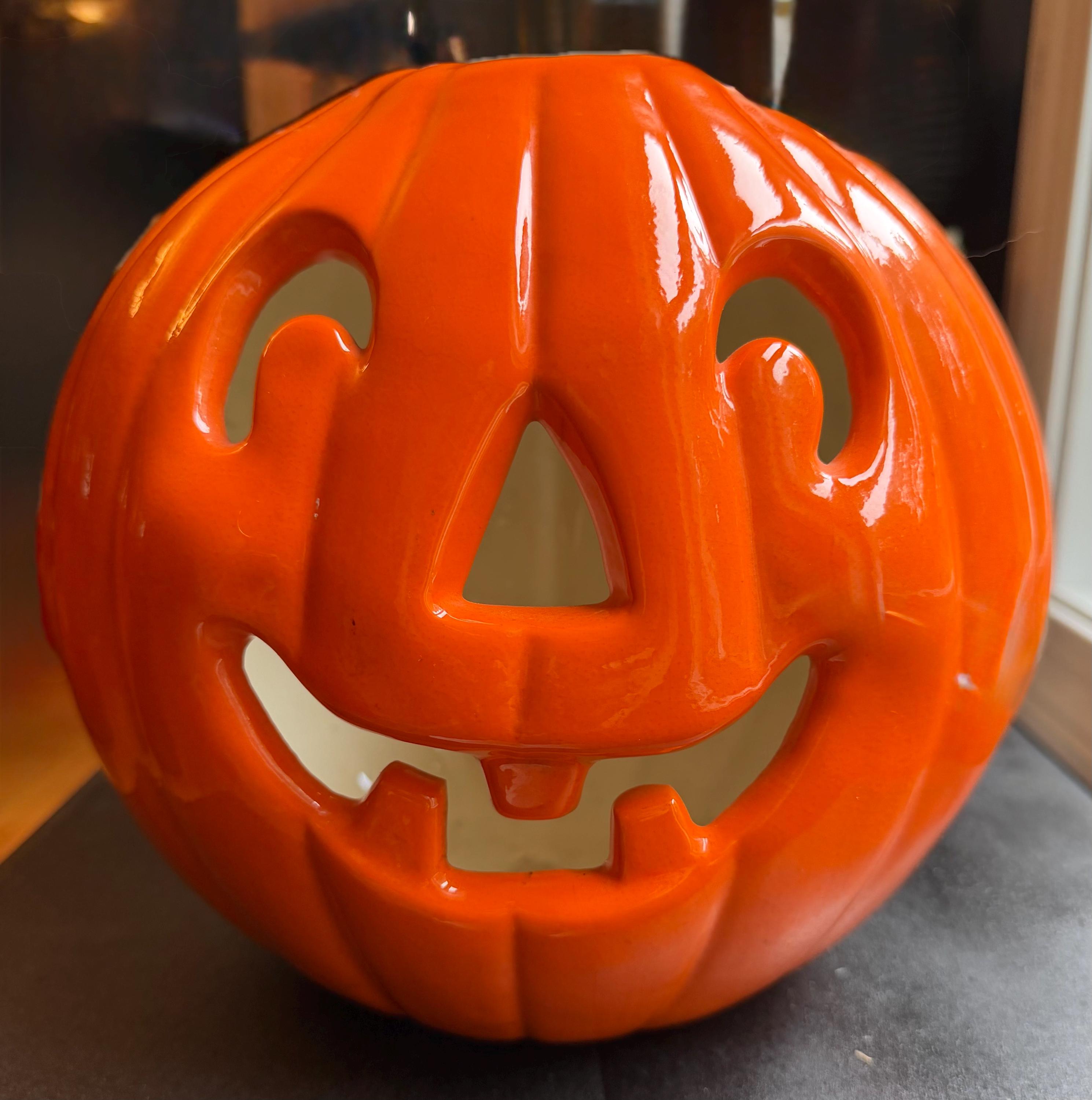 Ceramic Vintage Jack O Lantern - Etsy