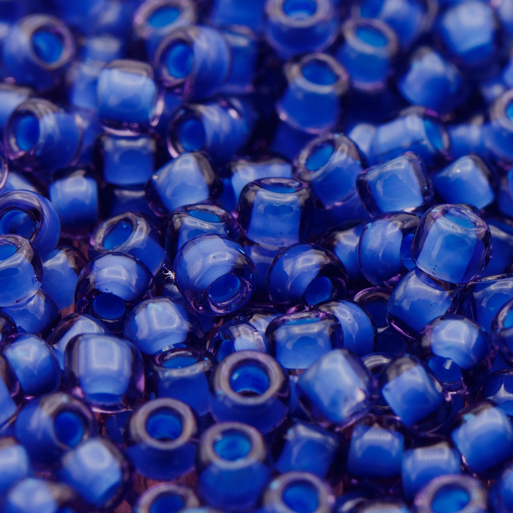 MATSUNO seed beads round 11/0 transparent inside color navy Etsy