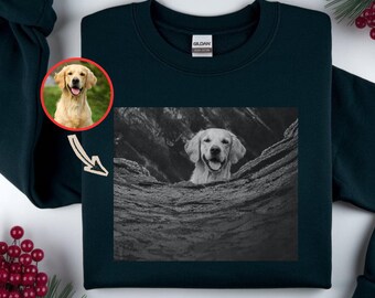 Personalized Silence Of The Lambs Photo Dog Sweatshirt: Custom Pet Vintage Picture Hoodie
