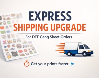 Express Shipping Upgrade for DTF Gang Sheet Orders (Priority Mail)