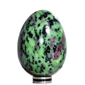 Natural Ruby Zoisite Huge Egg Shape Cabochon AAA Quality Loose Gemstone| 72mm |