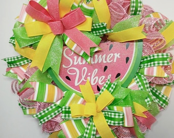 Summer Watermelon Wreath