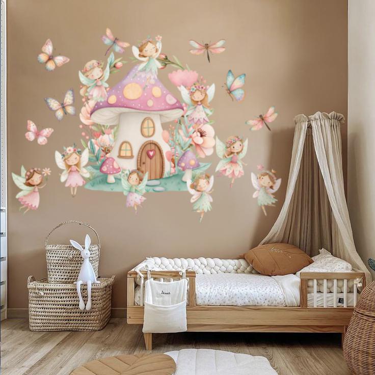 Fairy Family Tree Wall Decal - Kids Nursery Room Decor - Etsy