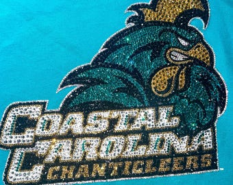 Camiseta personalizada con diamantes de imitación — Nombre y número personalizados — Camiseta para el día del partido — Ropa brillante del equipo