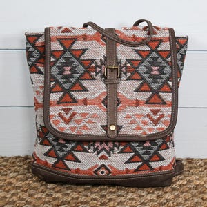 Southwestern Style Backpack Women&#39;s Backpack Purse Western Bag