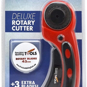 Rolmes van 45 mm en 4 SKS-7 rolmesjes van 45 mm met koffer