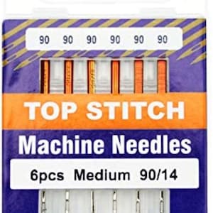 Klasse Machine Needles Topstitch Needles Size 90/14 - Precision Japanese Steel