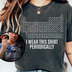 Maglietta della tavola periodica della Dott.ssa Grace, maglietta comoda, maglietta Project Hail Mary, Amaze Rocky