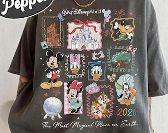 Comfort Colors® Vintage Mickey And Friends Disneyworld Shirt, Walt Disneyworld Tee, Disney 2026 Trip