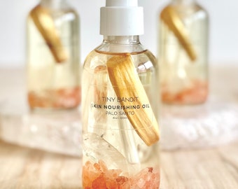 Skin Nourishing Body Oil | 100% Natural Palo Santo + Himalayan Salts