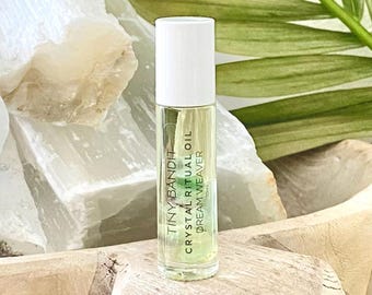 Dream Weaver Crystal Ritual Oil | Tiny Bandit Natural Coconut + Perfume Oil