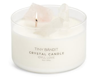 Idyll Love Crystal Candle | Tiny Bandit Natural Coconut Wax