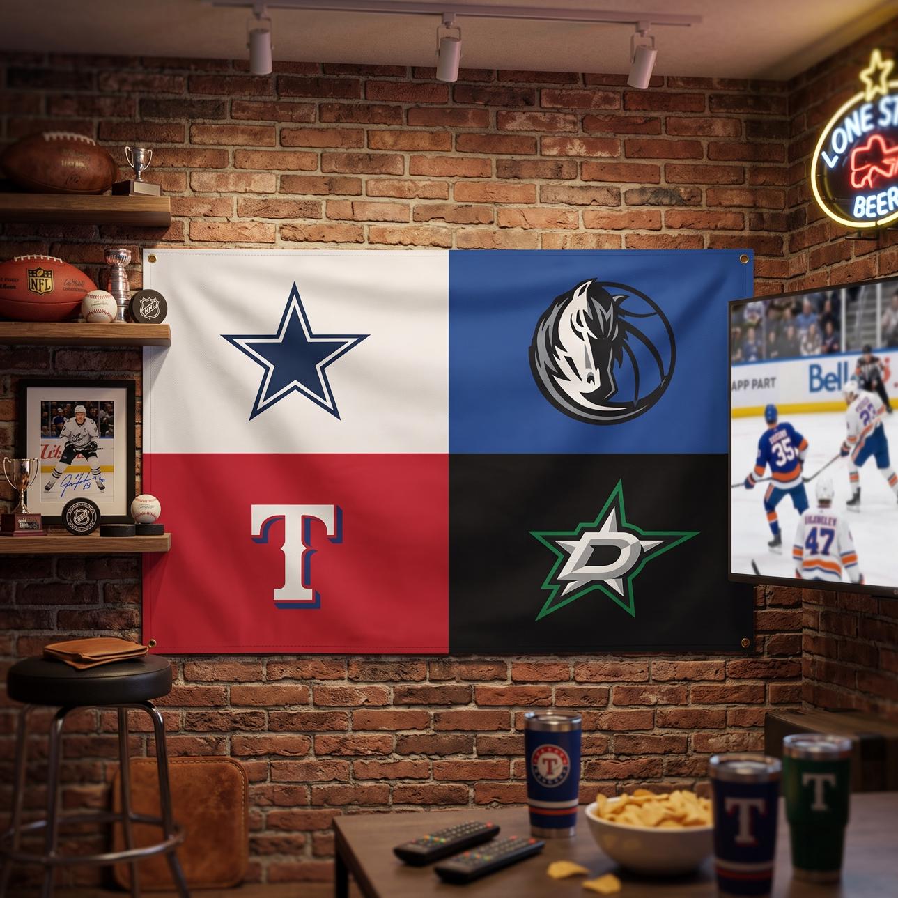 Mavericks Cowboys Rangers Stars - Etsy