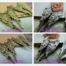 10 pcs of 39mm /54mm Antique Silver Angel Wings Charms Pendants