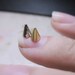 50 PCS 4*5mm mini Punk Rock DIY Cone Bullet Metal Spikes Studs Mobile phones fingertip Manicure material Jewelry Accessories
