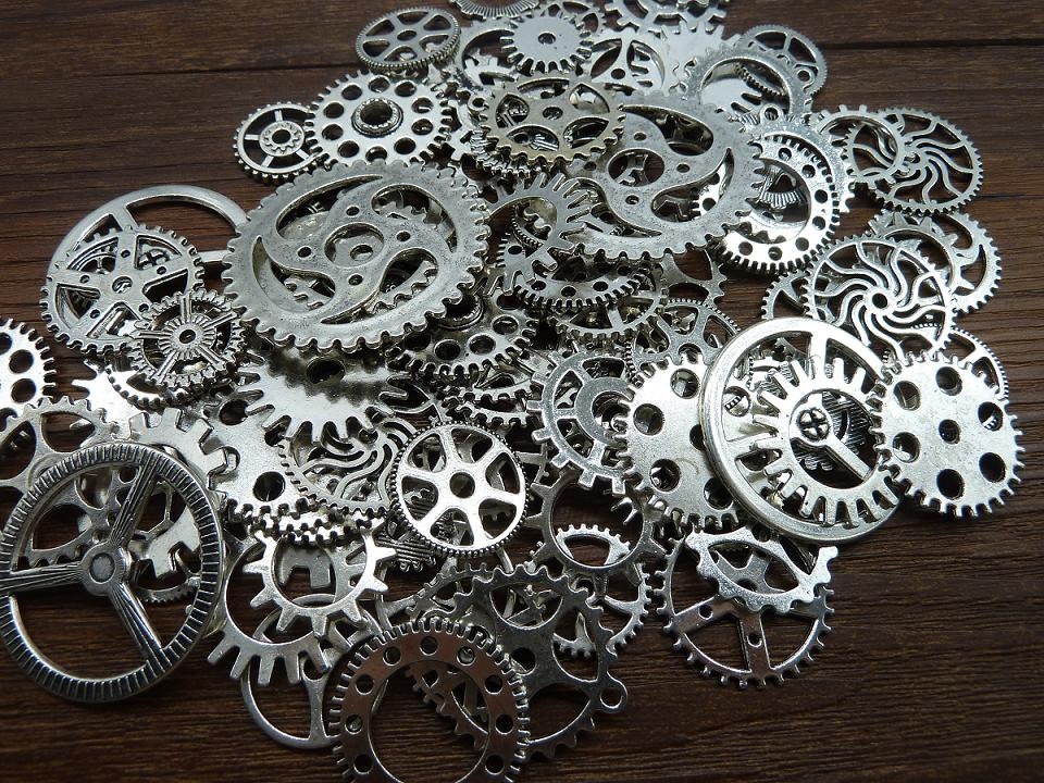 Wholesale Mix 100 Pcs/ 20mm Ancient Silver Gear Watches Etsy Israel