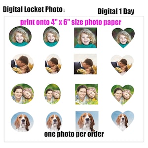Custom  Locket Prints,Locket Photo Prints, Locket Photo,Locket Photo Printing,Locket Print,Photo for Locket,Digital Locket Photo
