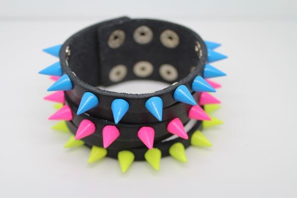 20 Pointes Et Goujons Cône Punk 7x10 Mm - Vert - Rivets Uxcell