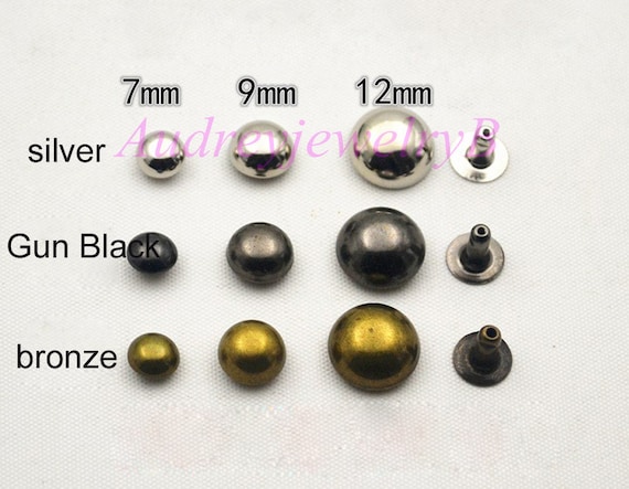 Leather Crafts Square Pyramid Rivets Studs Setter Tools 5 6 7 8 9 10 12 14 18mm