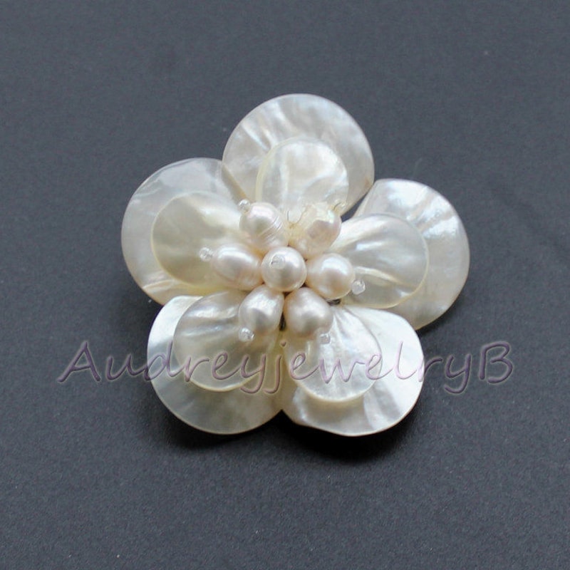 Shell Brooch - Etsy