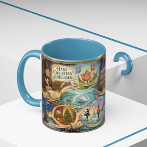 Taza de Hans Christian Andersen: Colección de arte icónica de cuentos de hadas con La Sirenita, La Reina de las Nieves y más cuentos fantásticos. imagen 10