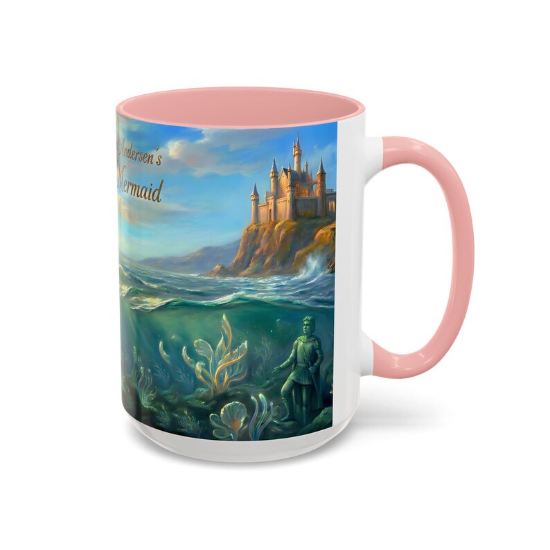 Hans Christian Andersen The Little Mermaid Mug | Classic Fairytale Coffee Cup | Literary Gift for Book Lovers | Ocean Art | Bookish Tea Cup 画像 14