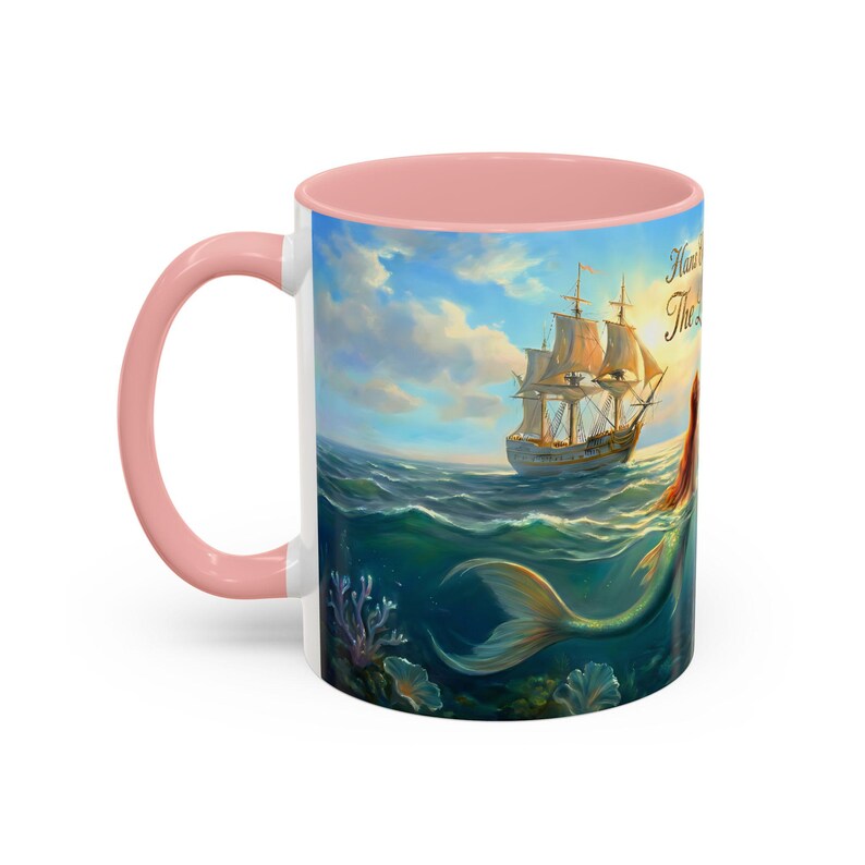 Hans Christian Andersen The Little Mermaid Mug | Classic Fairytale Coffee Cup | Literary Gift for Book Lovers | Ocean Art | Bookish Tea Cup 画像 2