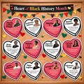 Black History Month Leaders Biography Posters | Heart Valentine’s Day Theme | Bulletin Board Classroom Decor