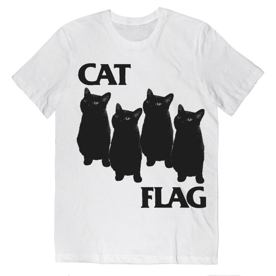 CAT FLAG T Shirt | Etsy