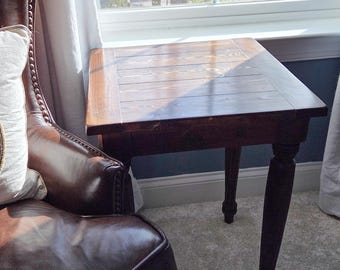 Hidden Compartment End Table | Secret Storage Furniture | Handmade Side Table