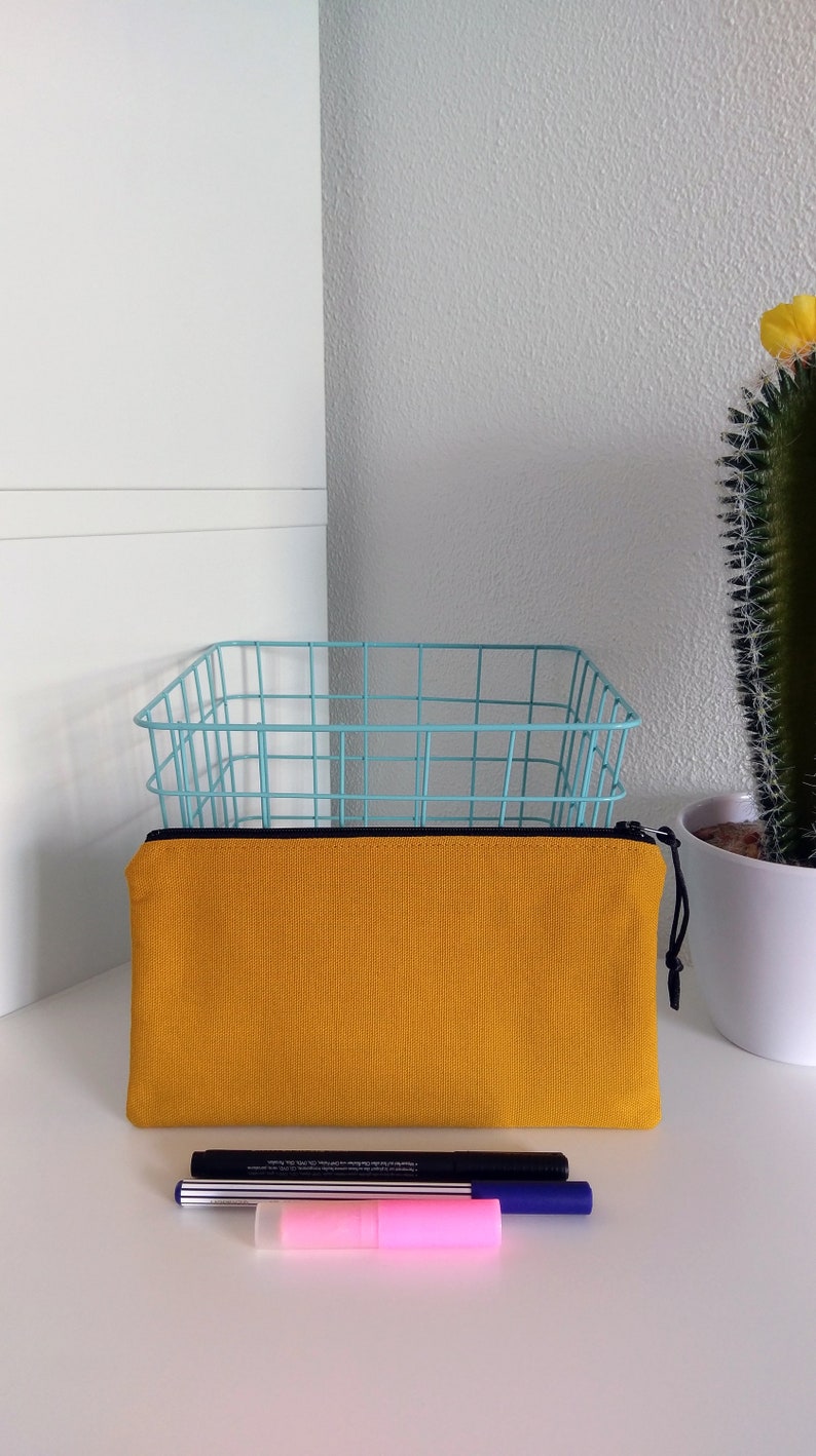 notions purse Pencil case zipper pouch gold foil etui pennenzakje zipper bag