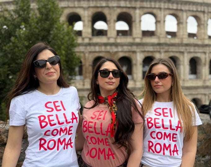 T-shirt You're as beautiful as Rome - Ac.boutique
