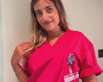 Anatomical Heart Badge Holder - Outpatient Clinic Creations