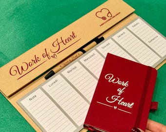 Notebook work of heart- ambulatory.creations