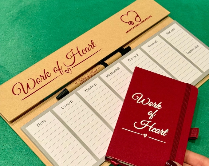 Featured listing image: Notebook work of heart- ambulatory.creations