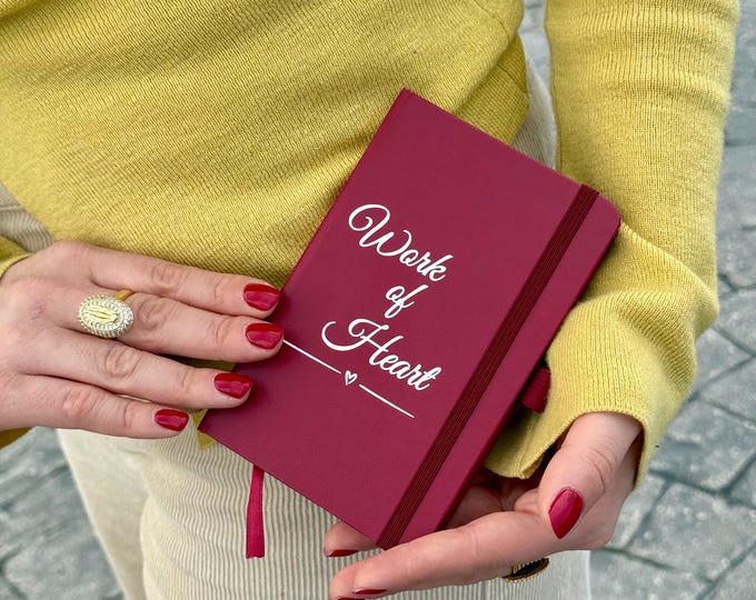 Featured listing image: Notebook work of heart- ambulatory.creations