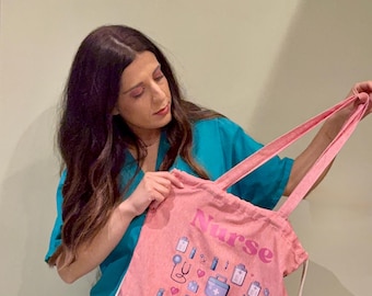 Custom Nurse Backpack Shopper Model - Clinic Creations