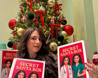 Secret Santa Box Personalized - Limited Edition - Clinic Creations