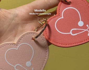 Heart keychain - clinic.creations