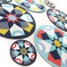 Geometric Patterned 'croft' Table Mats - Etsy