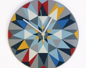 Kaleido - Geometric clock in Light Multi colours