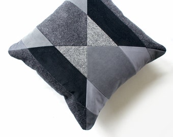 Jazz Stripe Monochrome cushion