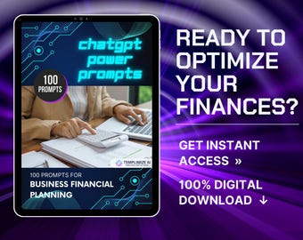 Prompts do ChatGPT: Modelos de IA para Planejamento Financeiro (Download Digital)