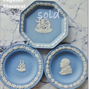 Wedgewood Jasper Ware, Jasperware, Jos. Wedgewood, Wedgewood Blue, Buy All For A Ready Made Collection, Display Items image 1