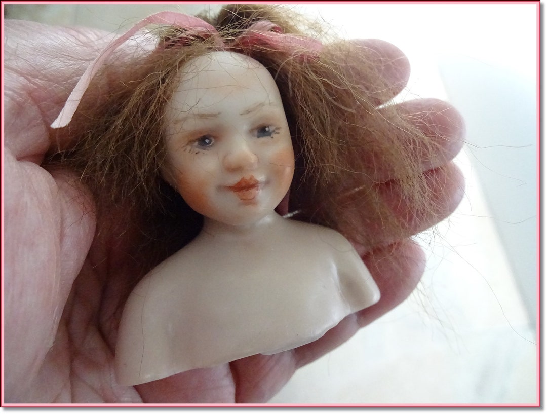 Vintage Wax Doll Dreamily Beautiful Tiny Antique Wax Doll Etsy UK