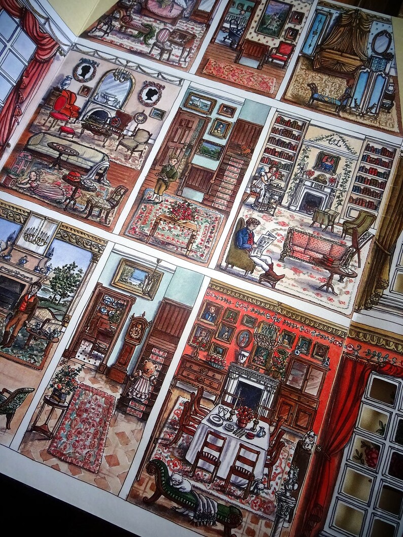 Dolls House Book Illustrated Books Collectors Books Dolls Etsy