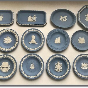 Wedgewood Jasper Ware, Jasperware, Jos. Wedgewood, Wedgewood Blue, Buy All For A Ready Made Collection, Display Items image 9