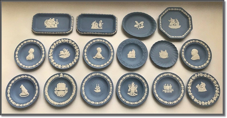 Wedgewood Jasper Ware, Jasperware, Jos. Wedgewood, Wedgewood Blue, Buy All For A Ready Made Collection, Display Items image 9