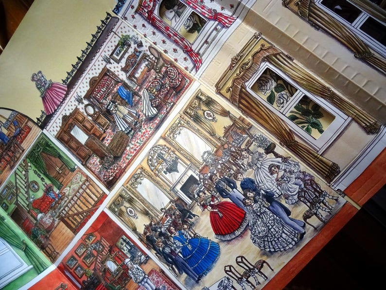 Dolls House Book Illustrated Books Collectors Books Dolls Etsy